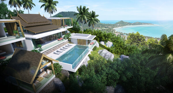 Newly built 4 bedroom villa in Lamai