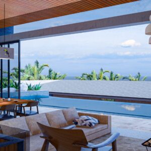 Luxury estate of modern 3 bedroom sea view villa