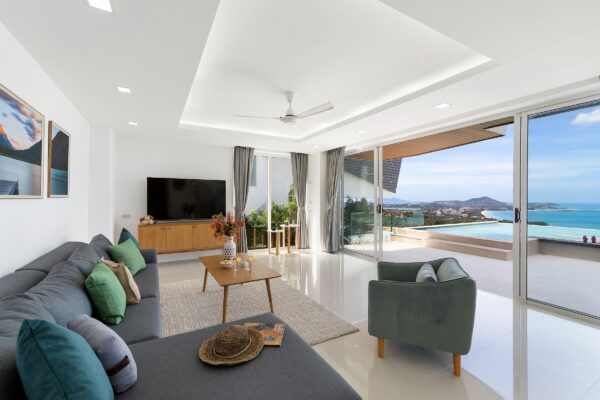 3 bedroom villa with sea view in Chaweng Noi：圖片 6