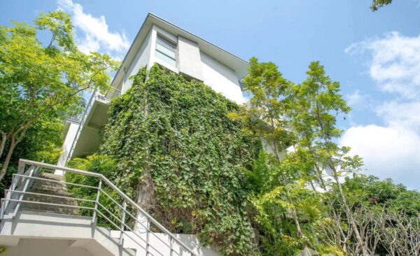 3 bedroom sea view villa with a pool in Bophut