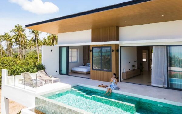 3 bedroom sea villa in Bophut