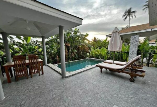 2 bedroom villa with a pool in Lamai
