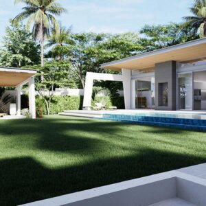 Bali style 3 bedroom villa in Maenam