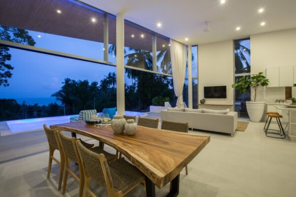 Spacious and modern 3 bedroom sea view villa in Lamai：圖片 11