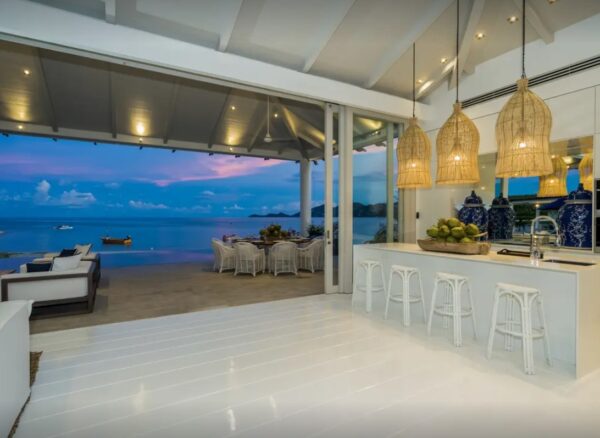 4 bedroom beachfront villa in Chaweng：圖片 12