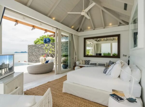 4 bedroom beachfront villa in Chaweng：圖片 14