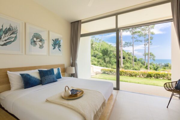 Spacious and modern 3 bedroom sea view villa in Lamai：圖片 14