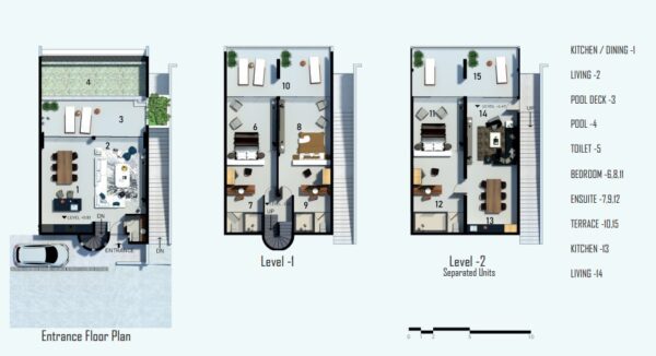 Sea view villa with 2 bedrooms and a separate unit：圖片 7