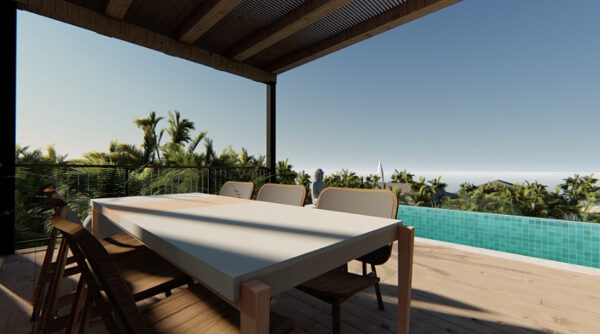 Modern Bali style 3 bedroom sea view villa：圖片 9