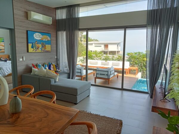 3 bedroom sea view villa with a pool in Bophut：圖片 3