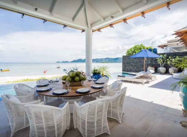4 bedroom beachfront villa in Chaweng：圖片 5