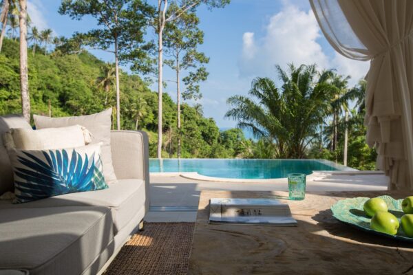 Spacious and modern 3 bedroom sea view villa in Lamai：圖片 5