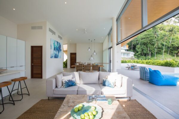Spacious and modern 3 bedroom sea view villa in Lamai：圖片 6