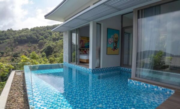3 bedroom sea view villa with a pool in Bophut：圖片 4