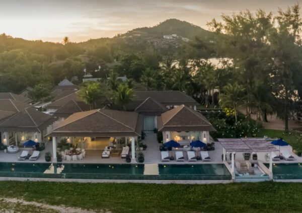4 bedroom beachfront villa in Chaweng：圖片 8