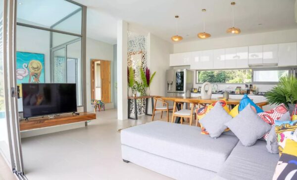 3 bedroom sea view villa with a pool in Bophut：圖片 5