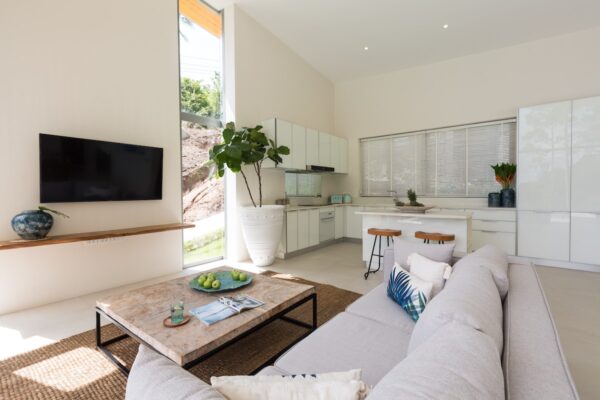 Spacious and modern 3 bedroom sea view villa in Lamai：圖片 8