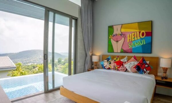 3 bedroom sea view villa with a pool in Bophut：圖片 6