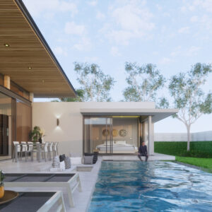 3 bedroom private pool villa in Ban Tai