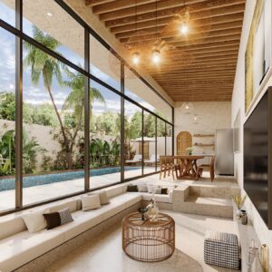 Modern 2 bedroom private pool villa